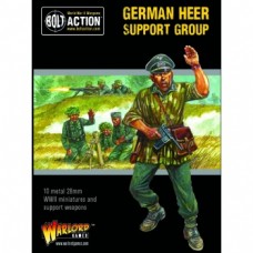 Bolt Action 2 German Heer Support Group (HQ, Mortar & MMG) - EN